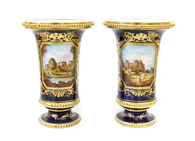 Lot 137 - A Pair of "Samson" Porcelain Vases after Derby,...