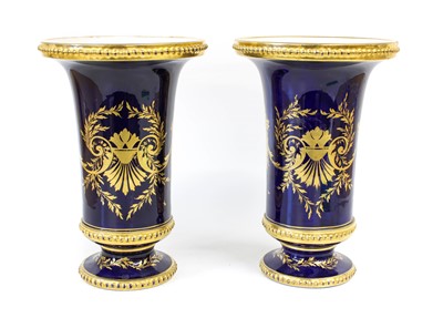 Lot 137 - A Pair of "Samson" Porcelain Vases after Derby,...