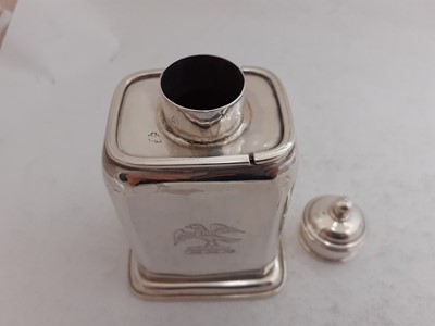 Lot 2001 - A Queen Anne Silver Tea-Caddy