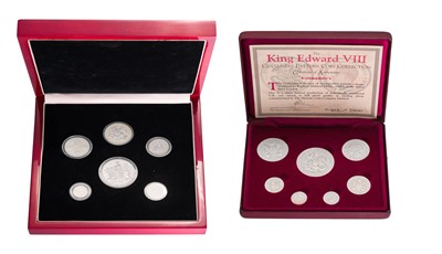 Lot 396 - 2x Edward VIII, Pattern Coin Sets, to include:...