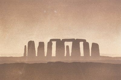 Lot 1008 - Trevor Grimshaw (1947-2001) "Stonehenge"...