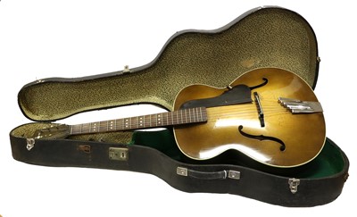 Lot 61 - Hofner Archtop Senator Model 27 Acoustic Guitar