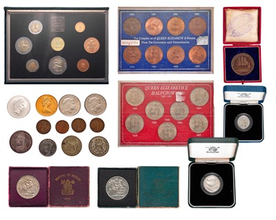 Lot 404 - Miscellaneous Silver Proof and Commemorative...