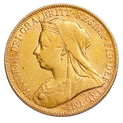 Lot 252 - Victoria, Sovereign 1900 (S.3874) good fine,...