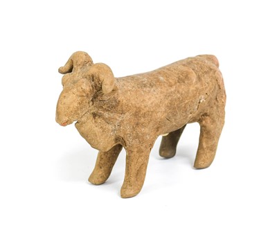 Lot 232 - A Han-Style Terracotta Figure of a Ram,...