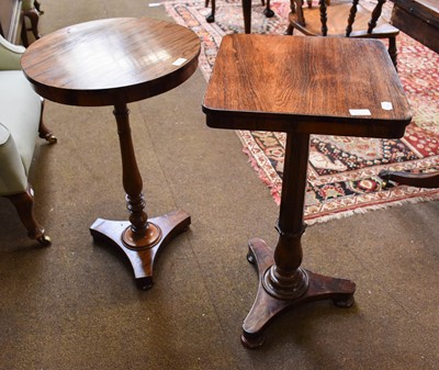 Lot 1357 - An Early Rosewood Centre Pedestal Table, with...