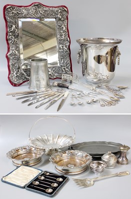 Lot 133 - Various Silver Plated Items, including a pair...