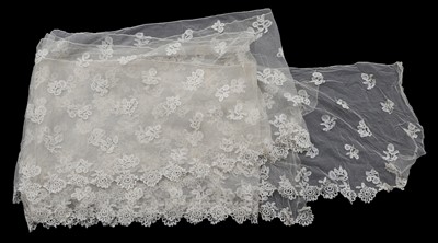 Lot 2065 - Late 19th Century Honiton Lace Appliqué...