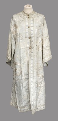 Lot 2204 - Early 20th Century Eau de Nil Silk Brocade...