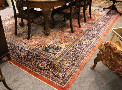 Lot 1272 - Saroukh Carpet, the faded strawberry field...