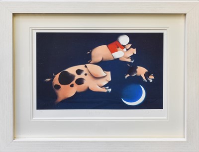 Lot 415 - After Doug Hyde (b.1972) "Pigs Might Fly"...
