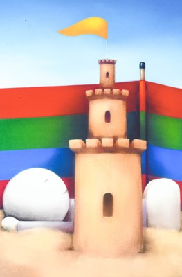 Lot 1037 - After Doug Hyde (b.1972) "King of the Castle"...