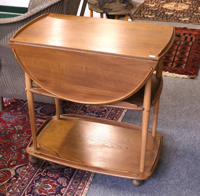 Lot 1227 - An Ercol Light Elm Two Tier Tea Trolley, 73cm...