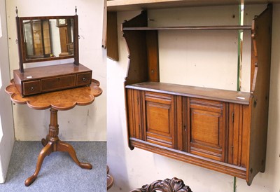 Lot 1448 - A Reproduction Burr Walnut Supper Table, in...