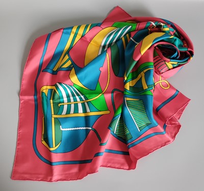 Lot 1074 - Hermès Silk Scarf Thalassa Designed by Pierre...