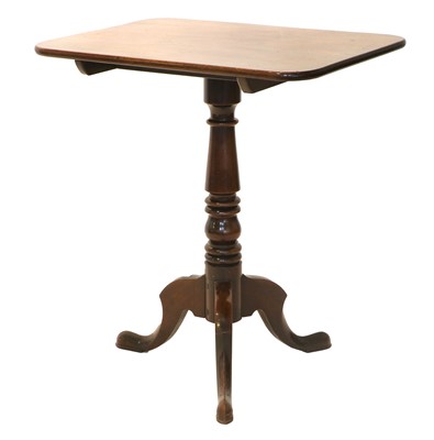 Lot 1254 - A George III Mahogany Tripod Table, late 18th...