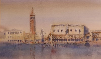 Lot 1199 - John Shooter (20th Century) Doge's Palace,...