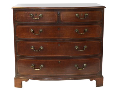 Lot 1199 - A George III Mahogany and Boxwood-Strung...