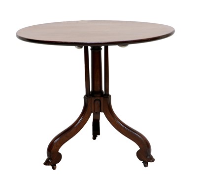 Lot 298 - A George III Mahogany Circular Tripod Table,...