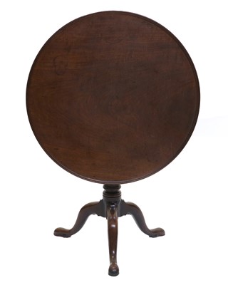 Lot 1264 - A George III Mahogany Tripod Table, late 18th...