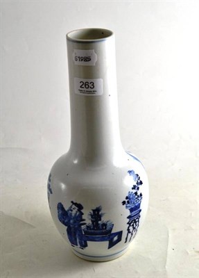 Lot 263 - Chinese blue and white vase, 30cm high