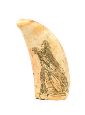 Lot 755 - Natural History: A Period Scrimshaw-Decorated...