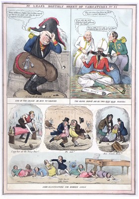 Lot 276 - Satirical Prints A collection of satires and...