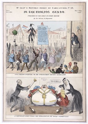 Lot 276 - Satirical Prints A collection of satires and...