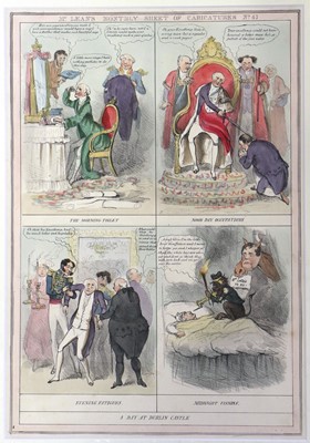 Lot 276 - Satirical Prints A collection of satires and...