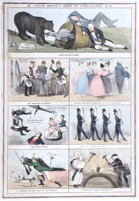 Lot 276 - Satirical Prints A collection of satires and...