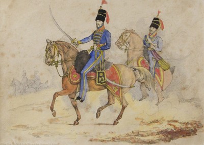 Lot 1050 - After Henry Alken (1785-1851) Soldiers going...