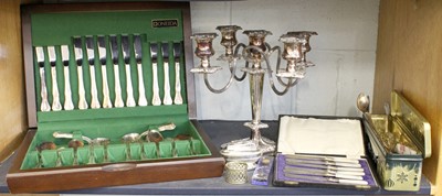 Lot 95 - A Small Quantity of Silver Plated Items
