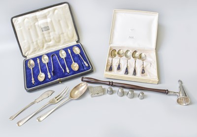 Lot 161 - A Collection of Assorted Silver and Other...