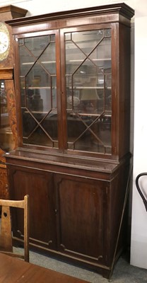 Lot 1175 - A George III Mahogany Bookcase, 107cm by 48cm...