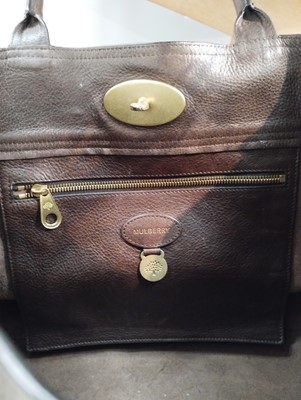 Lot 1061 - Mulberry Chocolate Brown Leather Bayswater...