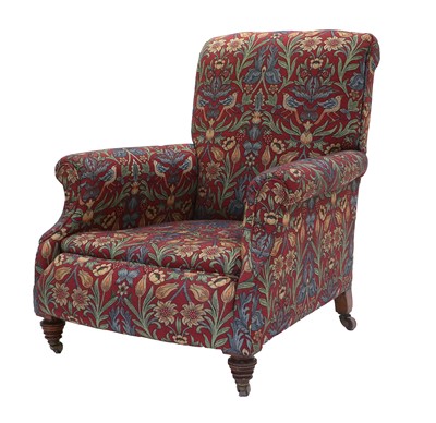 Lot 1209 - A Victorian Deep-Seated Armchair, late 19th...