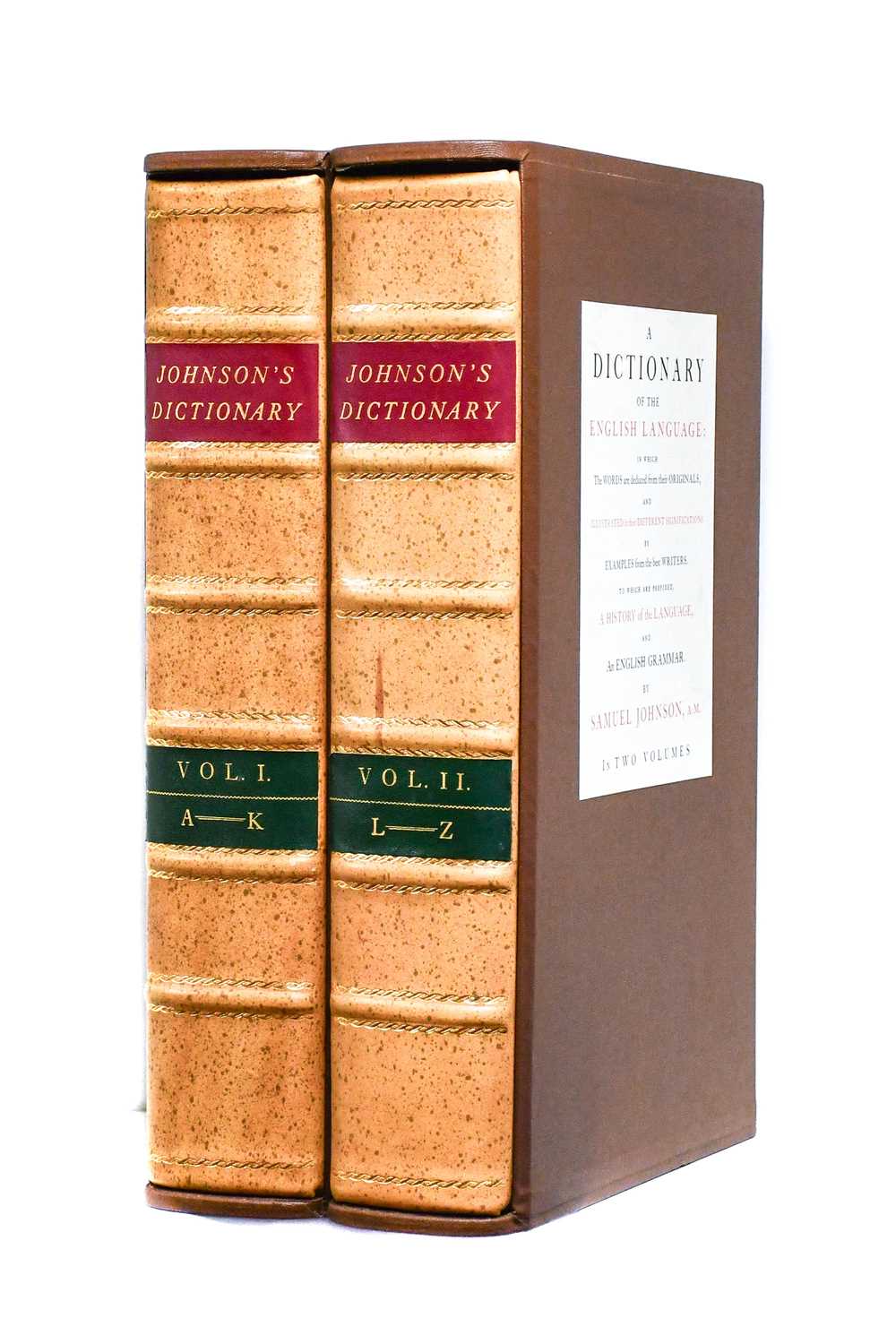 Lot 37 - Johnson (Samuel). A Dictionary of the English...