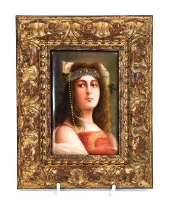 Lot 147 - A Hutschenreuther Porcelain plaque, 19th...