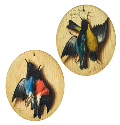 Lot 628 - Michelangelo Meucci (1840-1909) Italian A pair...