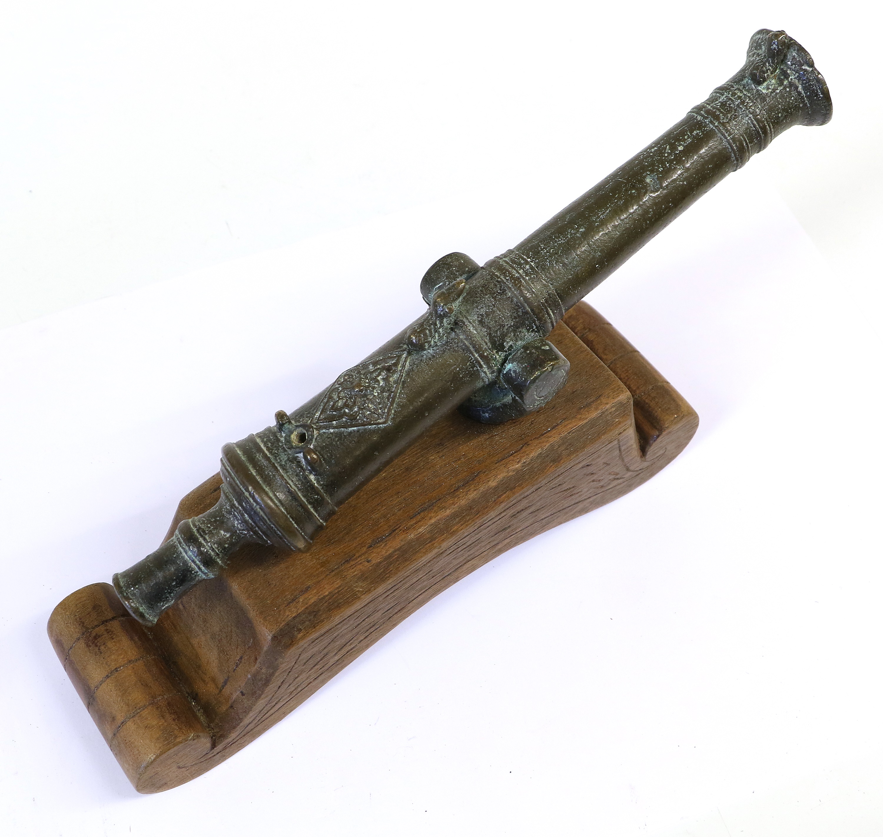Lot 138 - A Bronze Model of a Lantaka, with 23cm