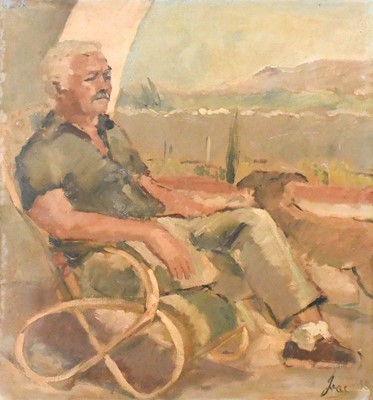 Lot 1022 - John Carter (1922-2004) Gordon on the villa...