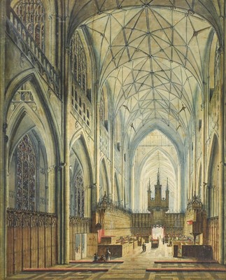 Lot 1290 - British School (19th Century) York Minster...