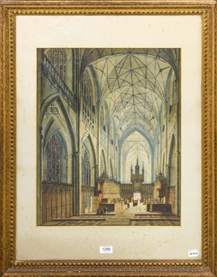 Lot 1290 - British School (19th Century) York Minster...