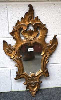 Lot 1128 - A 19th Century Gilt Italian Mirror, in the...