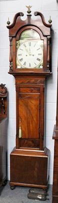 Lot 1134 - A Mahogany Eight Day Painted Dial Longcase...