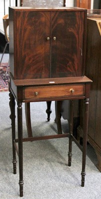 Lot 1079 - A Mahogany Cabinet On Stand, the...