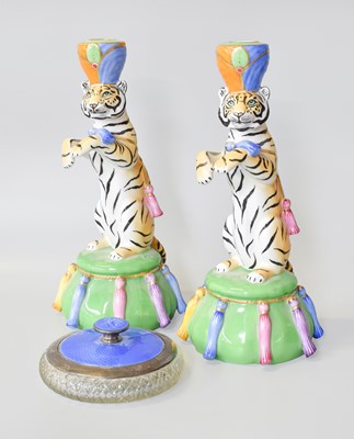 Lot 52 - A Pair of Lynn Chase Designed Candlesitcks,...