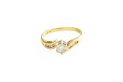 Lot 222 - An 18 Carat Gold Diamond Solitaire Ring, the...