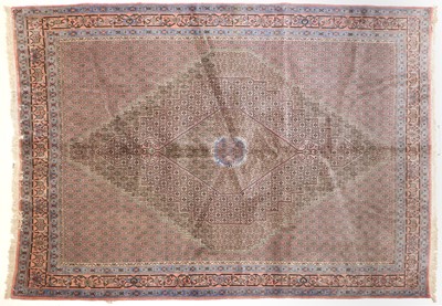 Lot 1038 - Moud Carpet East Iran, circa 1970 The stepped...