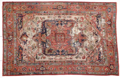 Lot 1028 - Tefzet Carpet of Serapi Design East Europe,...